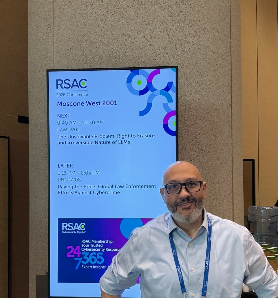Rock Lambros speaking at the RSAC Conference